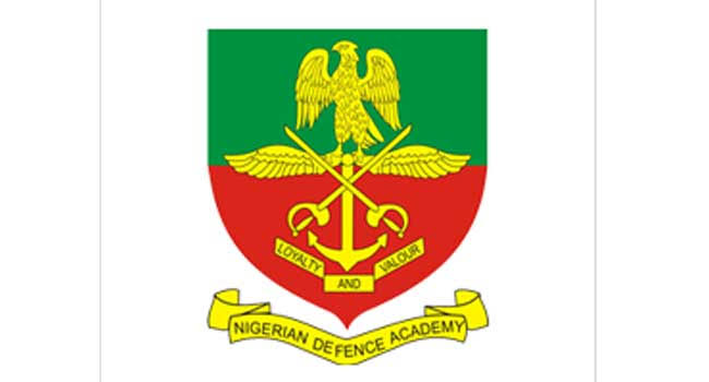 Nigerian Defence Academy (NDA) logo, representing the institution's commitment to military training and national security.