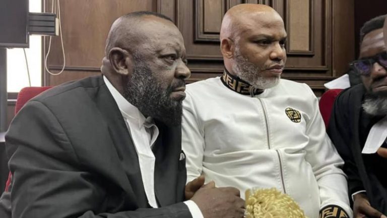 Justice Nyako Steps Down, Nnamdi Kanu’s Trial Put on Hold Indefinitely
