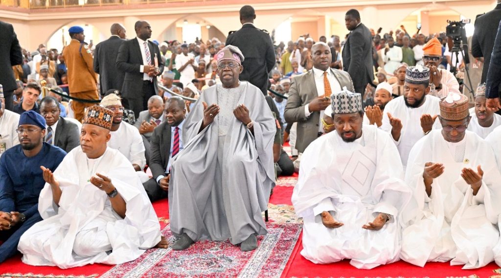 President Tinubu Pledges Hard Work for Nigeria’s Peace and Stability