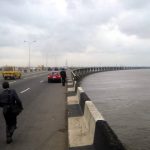 View of the Third Mainland Bridge in Lagos, where a woman tragically jumped into the lagoon.