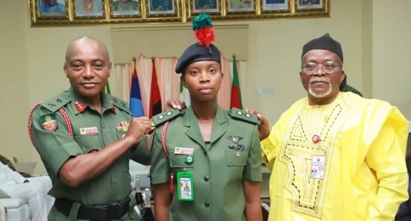 Lt. Col. Onyinyechi Anele becomes the first female Acting Director of Army Public Relations in Nigerian Army history.