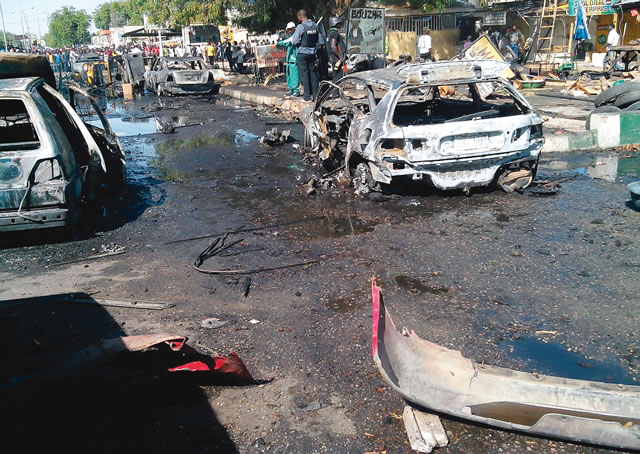 Bomb Blast Kills Four, Injures 10 on Maiduguri–Damboa Road 2 Bomb Explosion K!lls Four, Injures 10 in Borno