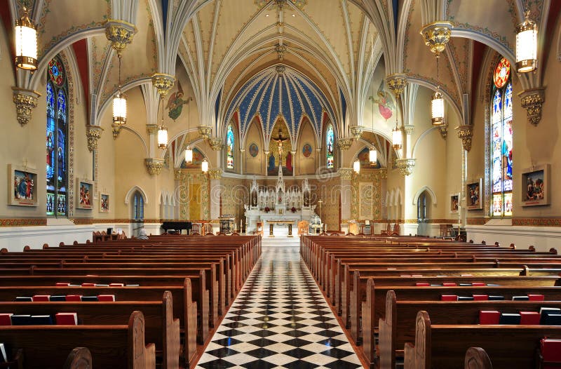 beautiful catholic church interior 22345723