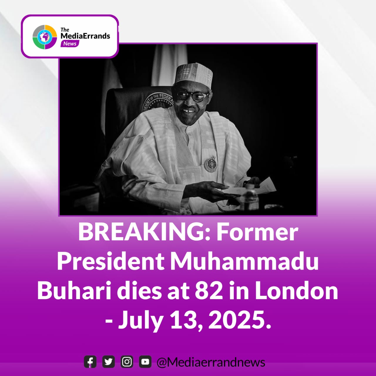 Tinubu Confirms Buhari’s Death, Sends Shettima to UK to Bring Body Home 1 Buhari
