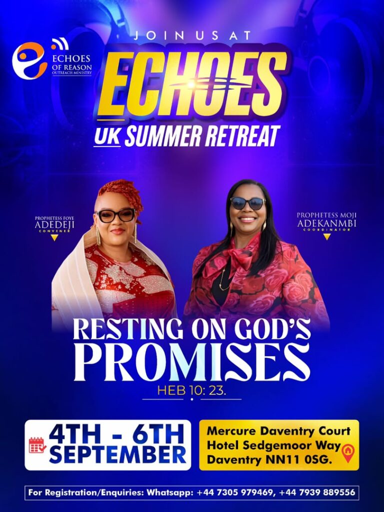 Echoes of Reason Outreach Ministries Set for UK Summer Retreat to Strengthen Faith and Fellowship