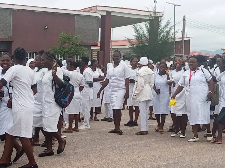 Taraba Nursing Students Protest Hostel Attacks, Demand Security 1 Protest-3-768x576